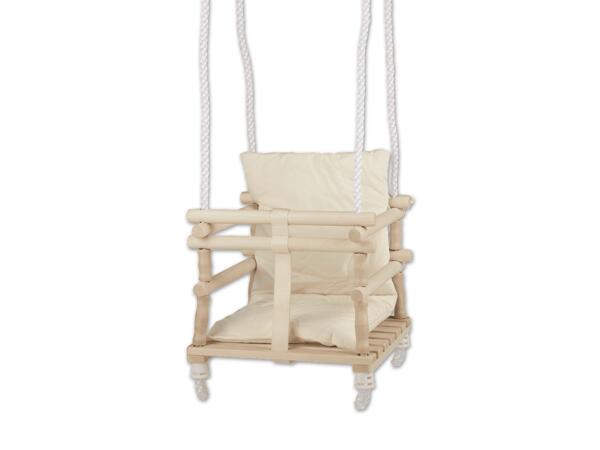 Holzbabyschaukel