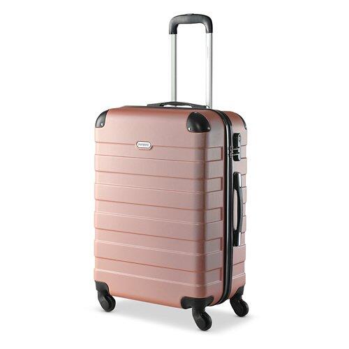 MONZANA Hartschalenkoffer-Set Essential + Beautycase, 4-teilig Rose