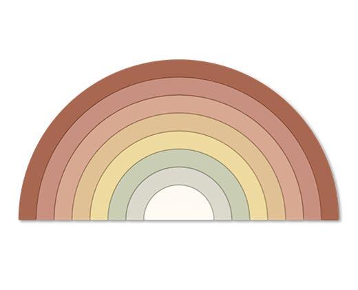 Bee Happy Wooden Stackable Rainbow Blue or Pink