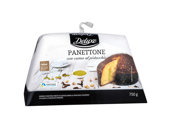 Panettone with Pistachio Cream