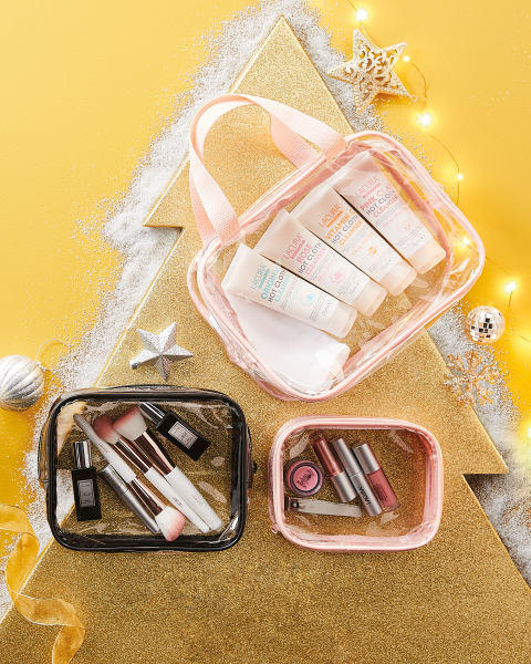 Black Avenue Cosmetic Bag Set