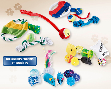 Lot de jouets pour chiens/chats SHAH(R)/ROMEO