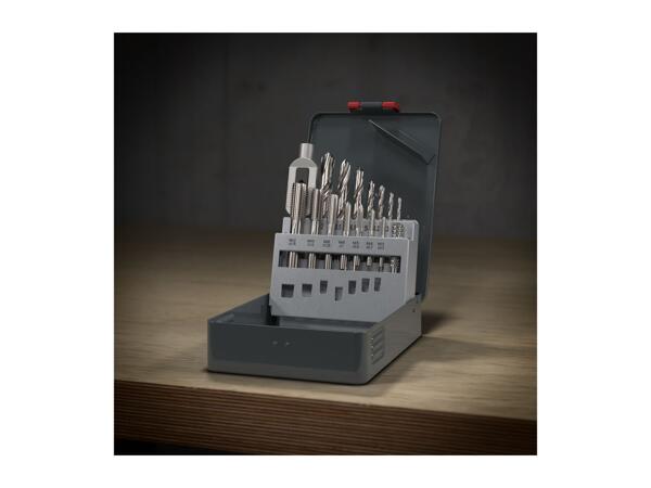 Parkside Drill Bit and Tap Drill Bit Set 15 piece set