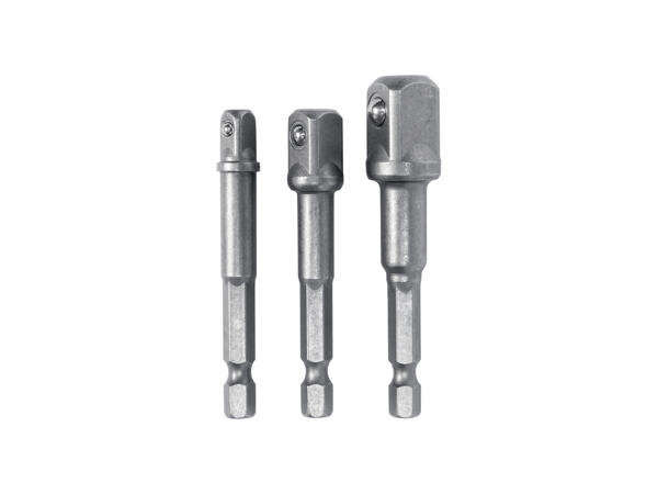 Quick-Release Bit Holder with Rotary Sleeve or Square-End Adaptor Set