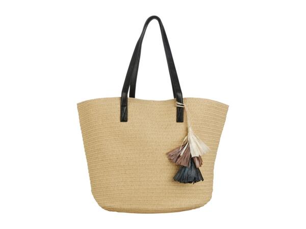 Esmara Taupe Beach Bag