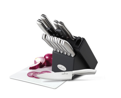 Crofton Chef's Collection 12-Piece Edgekeeper Cutlery Set