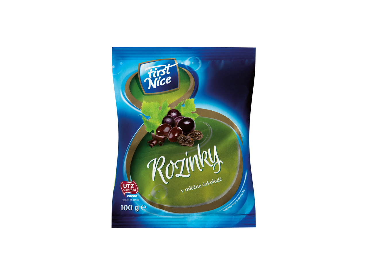 ROZINKY V MLÉČNÉ ČOKOLÁDĚ