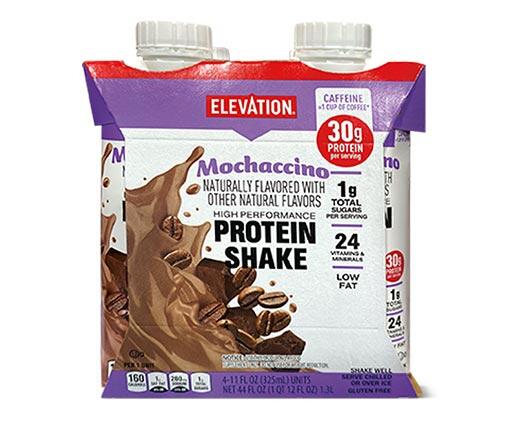 Elevation 
 Ready to Drink Protein Shake Cafe Latte or Mochaccino