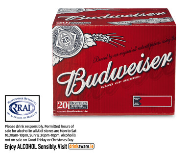 Budweiser 20 x 300ml