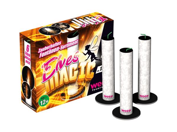 Elves Magic, Fontänen-Sortiment, 6er-Set