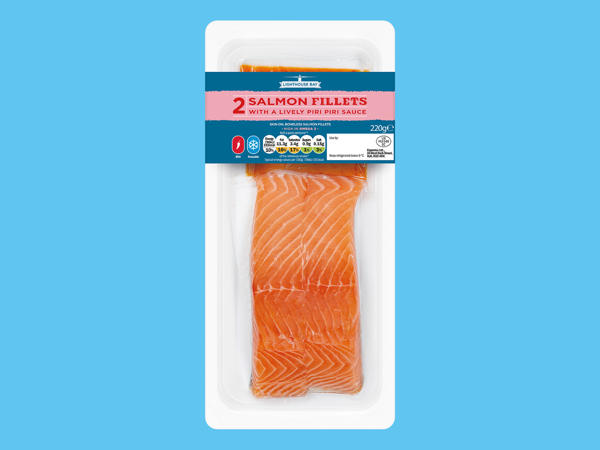 Lighthouse Bay 2 Salmon Fillets with Piri Piri Sauce