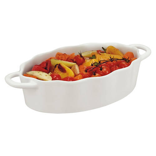 Oval Shaped Textured Baking Dish
