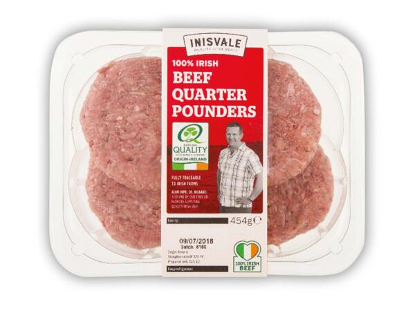4 Irish Beef Quarterpounders