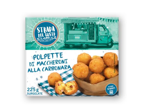 Macaroni Balls Carbonara