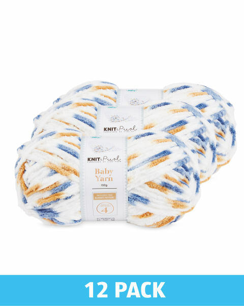 Bucket & Spade Baby Yarn 12 Pack
