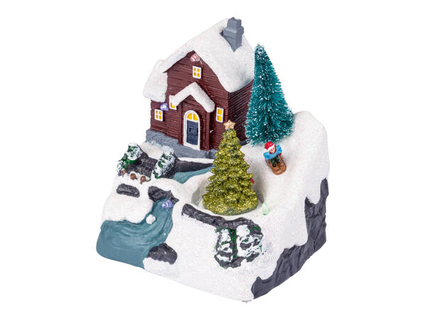 Animated Christmas Scene with LEDs