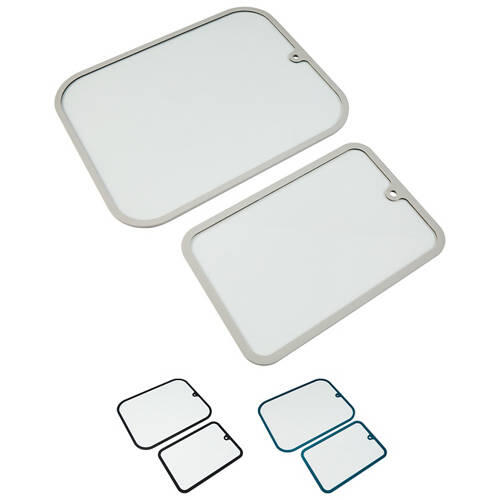 Assorted Glass Cutting Boards 2 Pack