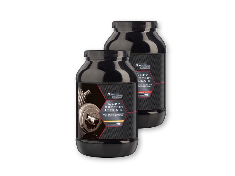 OPTISANA SPORTS Vanilla/Strawberry Whey Protein Isolate