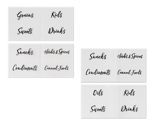 Huntington Home 
 Pantry Organizer with Labels