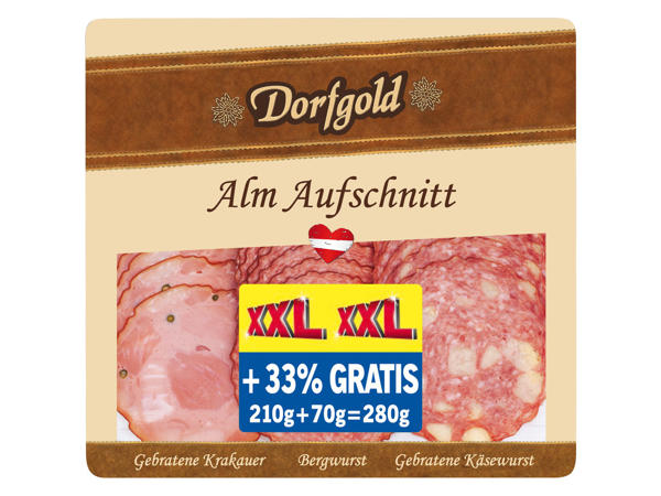 DORFGOLD Alm-Aufschnitt 210 g + 70 g gratis