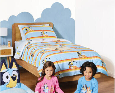Children's Bluey Quilt Cover Set or Sheet Set – Single Size