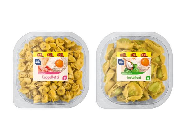 Pâtes fraîches aux œufs farcies XXL