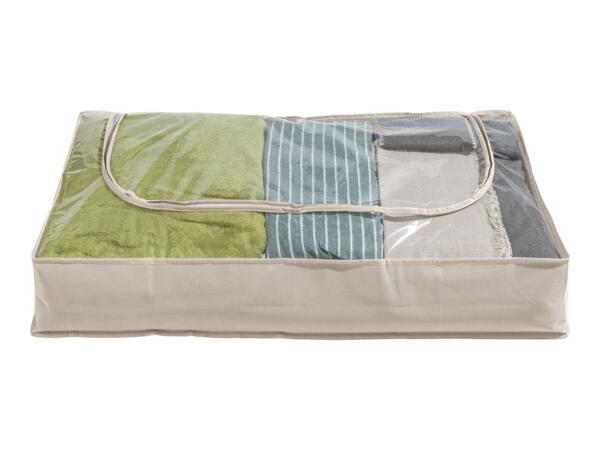Livarno Home Bedroom Storage Solutions Under-Bed Storage Bags - 2 pack Beige