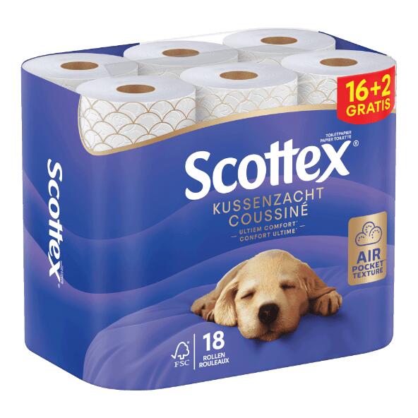 SCOTTEX(R) 				Toilettenpapier, 18 St.
