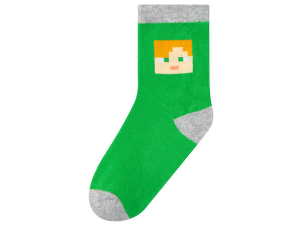 Minecraft Chlapecké ponožky, 3 páry