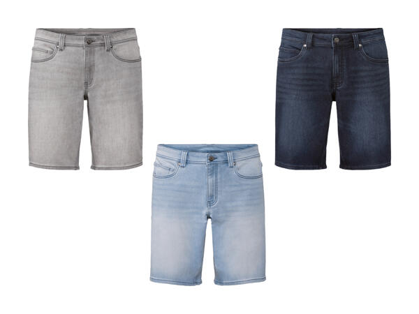 Bermuda en denim doux
