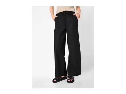ESMARA Ladies' Black Linen Blend Trousers