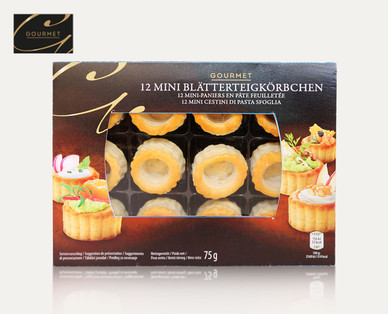 GOURMET Mini-Blätterteigkörbchen