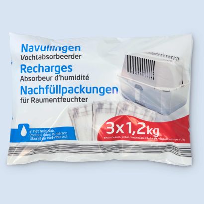 Recharges pour absorbeur d'humidité, 3 pcs
