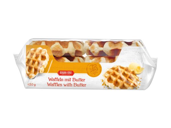 Våfflor med smör