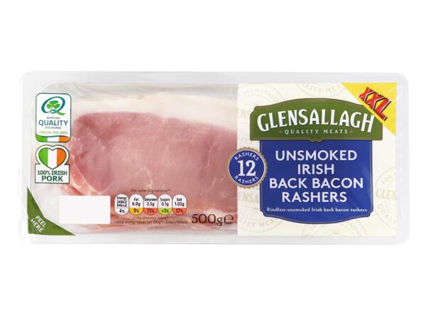 XXL Irish Bord Bia Unsmoked Back Bacon