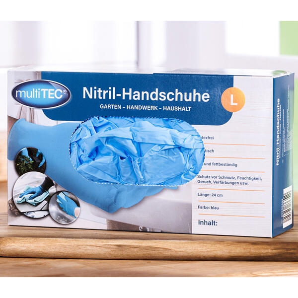Puderfreie Nitril-Handschuhe 50er