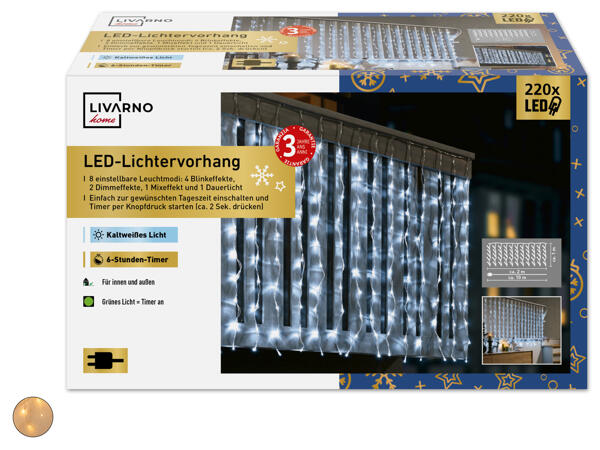 LED-Lichtervorhang