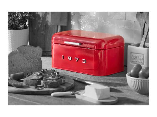 Silvercrest Red Bread Bin