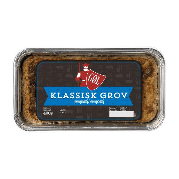 Klassisk grov leverpostej