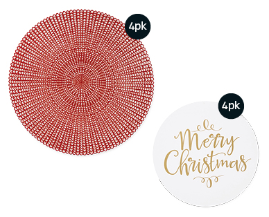 Placemat 4 Pack Assortment