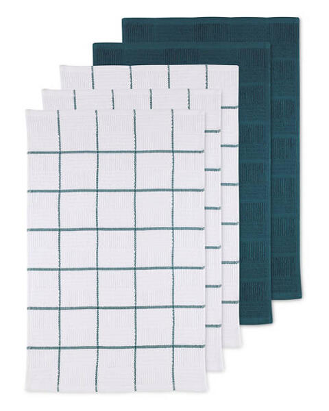 Terry Tea Towels 5 Pack