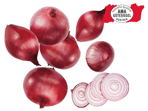 Zwiebeln rot