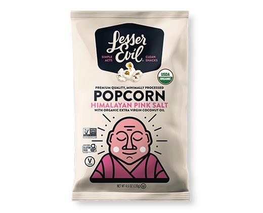 LesserEvil 
 Himalayan Pink Organic Popcorn