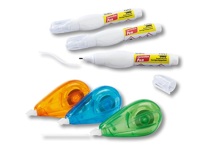 Rollers/ stylos correcteurs, lot de 3