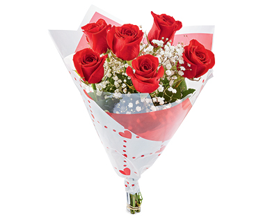 Blossom Lane 6 Stem Rose Bouquet