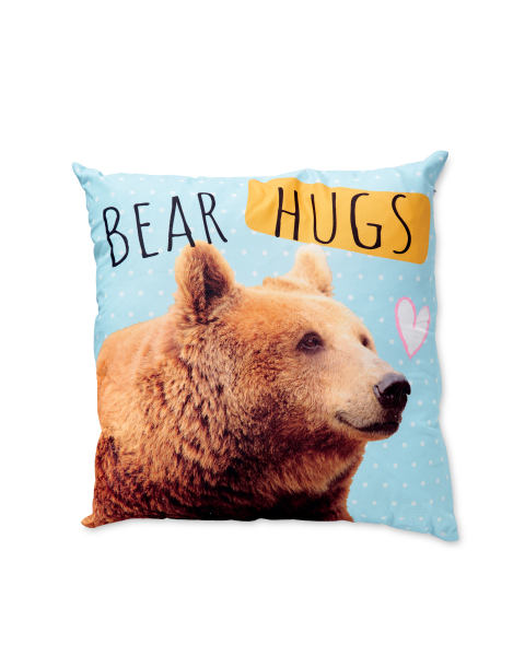 Bear Hugs Shaped Cushion