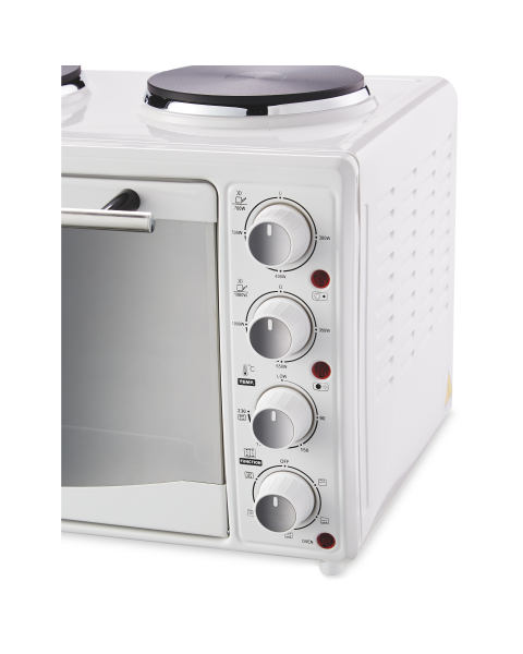 Ambiano White Mini Oven with Hob