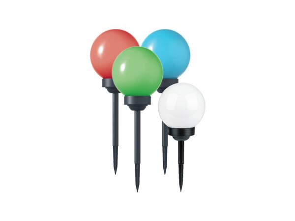 LED-solcellslampa