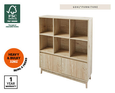 Home Study Bookcase – Natural
