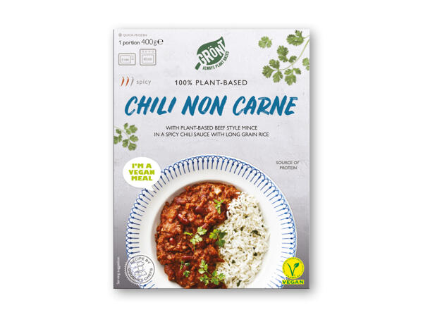 Vegansk tikka masala, lasagne eller chili non carne